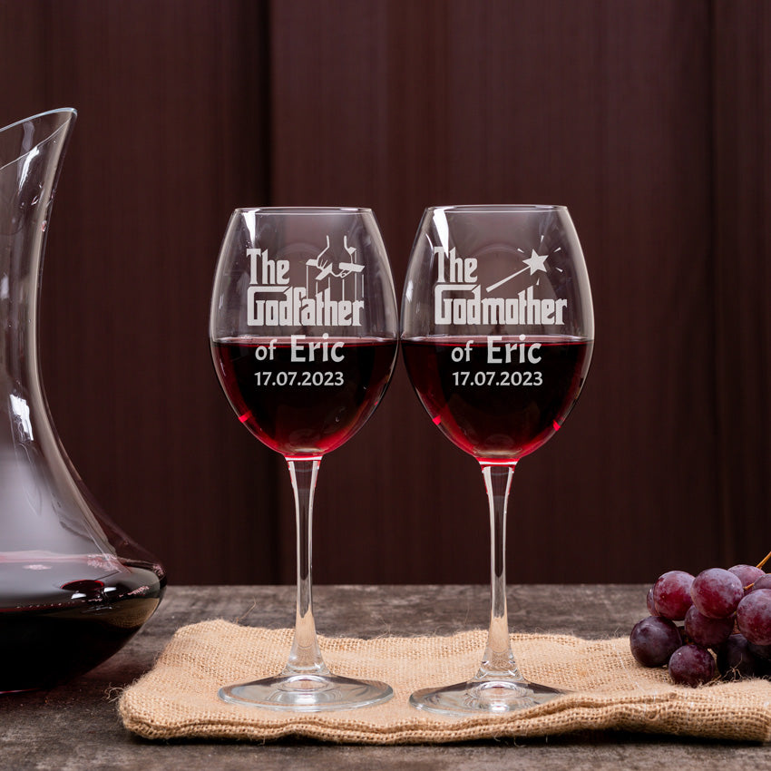 Set 2 pahare vin -The GodFather-